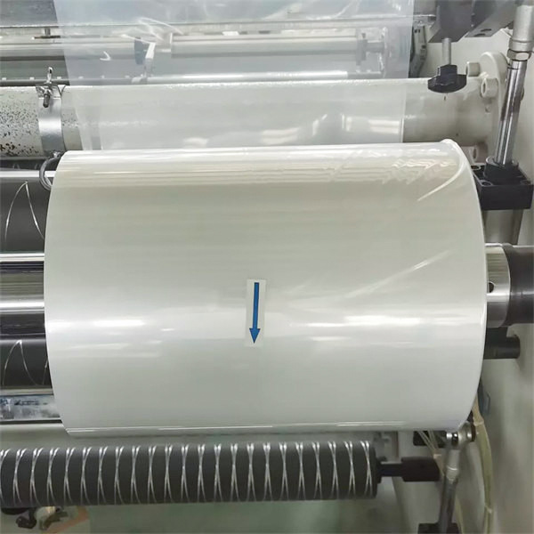 Film termocontractabil Pof cu cinci straturi de extrudare, 12 microni, rulouri de plastic